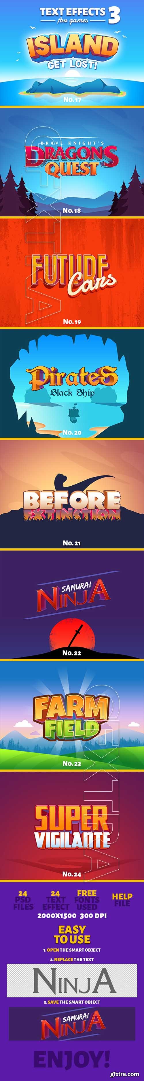 GraphicRiver - Text Effects For Games 3 20509167