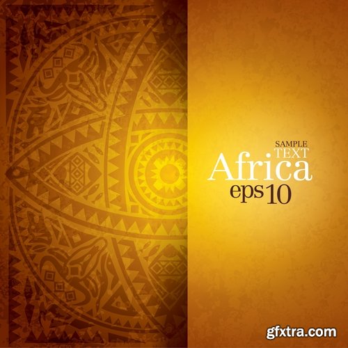 African Theme Flyer, Banner & Poster 25xEPS