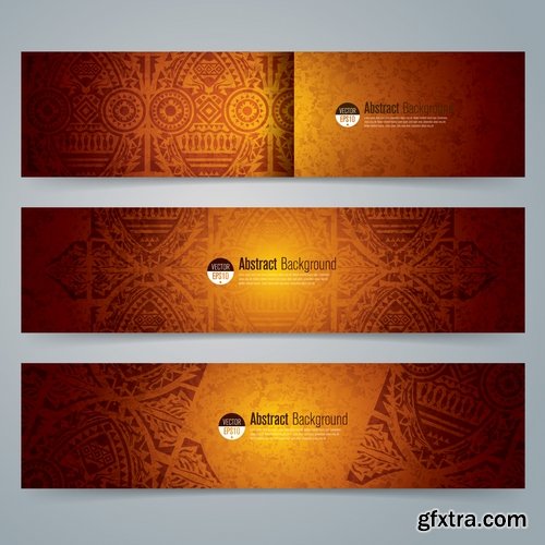 African Theme Flyer, Banner & Poster 25xEPS