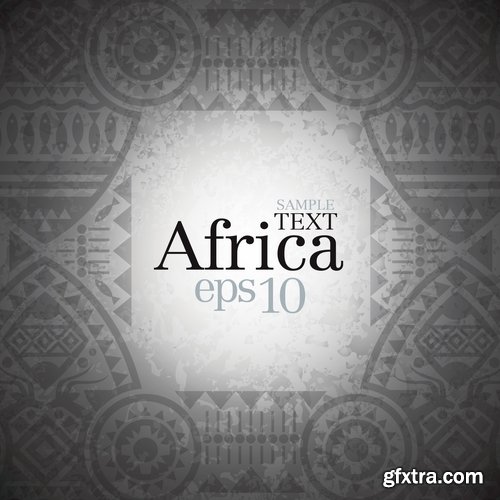 African Theme Flyer, Banner & Poster 25xEPS
