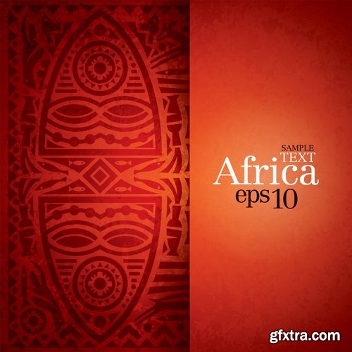 African Theme Flyer, Banner & Poster 25xEPS