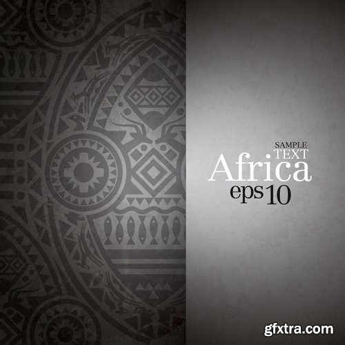 African Theme Flyer, Banner & Poster 25xEPS