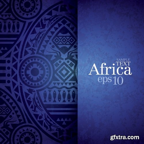 African Theme Flyer, Banner & Poster 25xEPS
