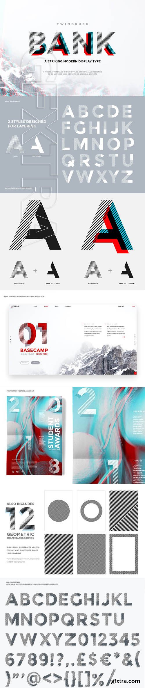 CreativeMarket - Bank typeface 1755845