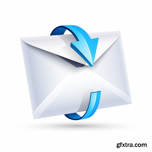 image vector web design element icon logo email 25 EPS