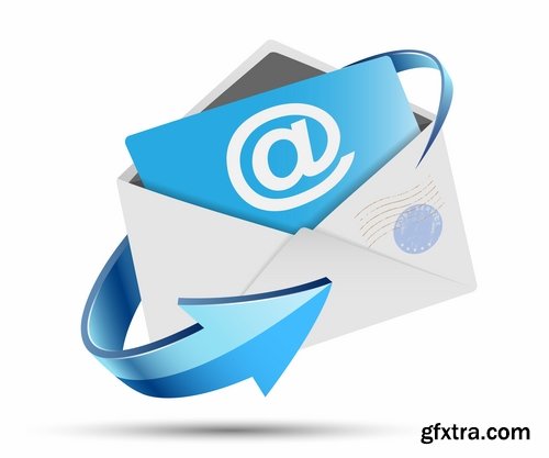 image vector web design element icon logo email 25 EPS