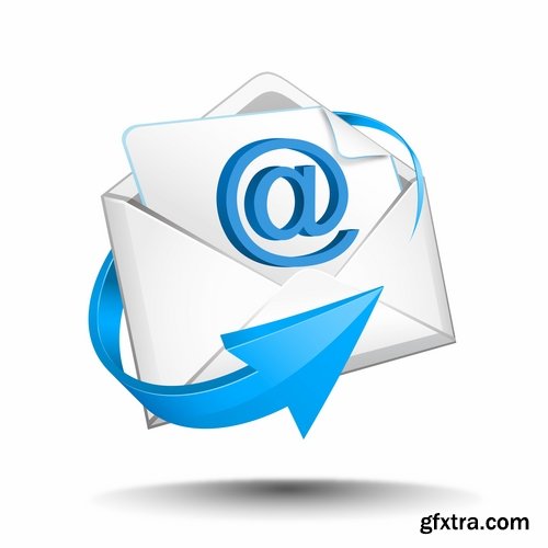 image vector web design element icon logo email 25 EPS