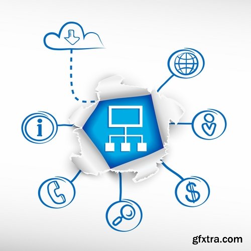 image vector web design element icon logo email 25 EPS