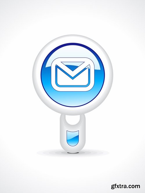 image vector web design element icon logo email 25 EPS