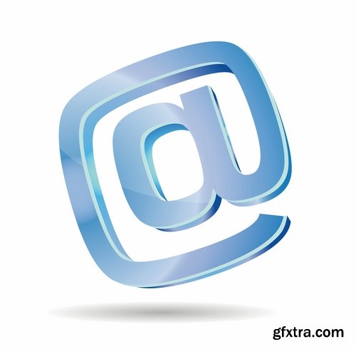 image vector web design element icon logo email 25 EPS