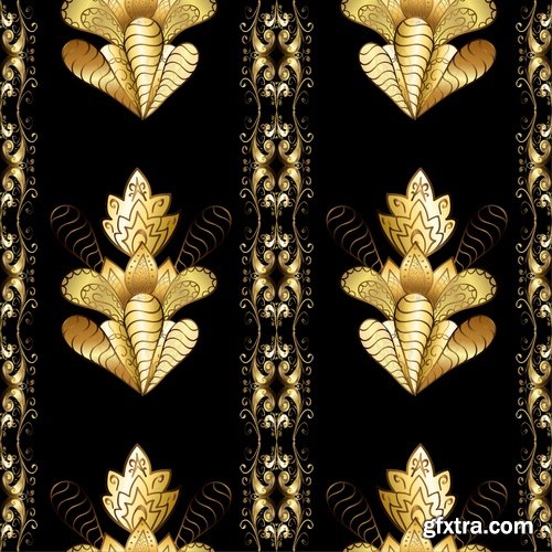 Calligraphic elements monogram wallpaper pattern flower background is 25 EPS