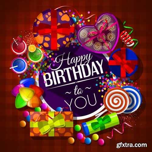 gift cards birthday holiday celebration 25 eps