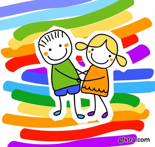 infographics friendship vector illustration picture 25 EPS