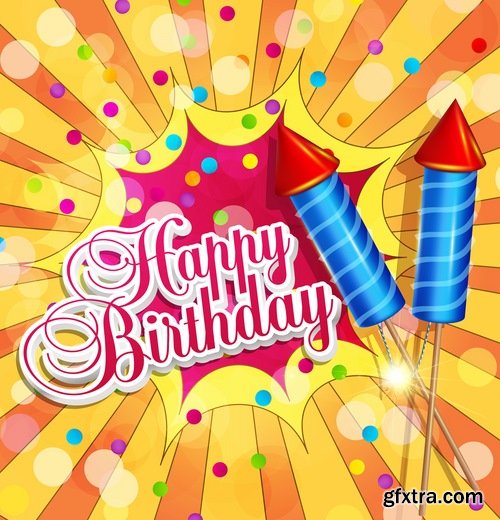 Fireworks, Firecracker & Rockets 25xEPS