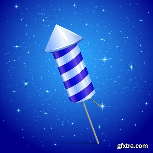 Fireworks, Firecracker & Rockets 25xEPS