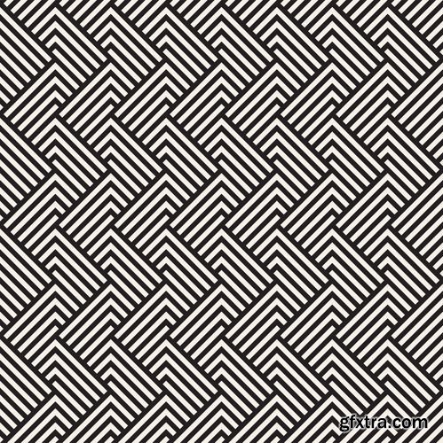 Modern abstract geometry seamless pattern design 8