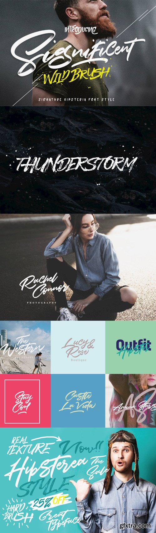 Significent WildBrush Font Family