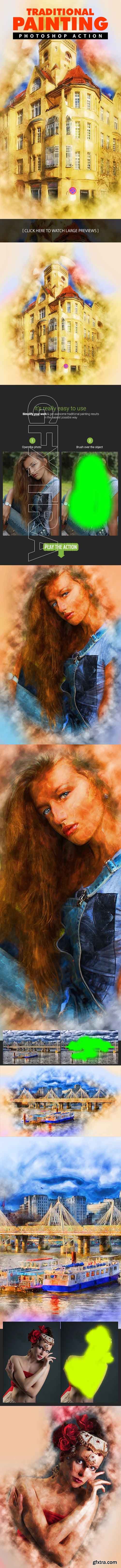 GraphicRiver - Traditional Painting Photoshop Action 20514936