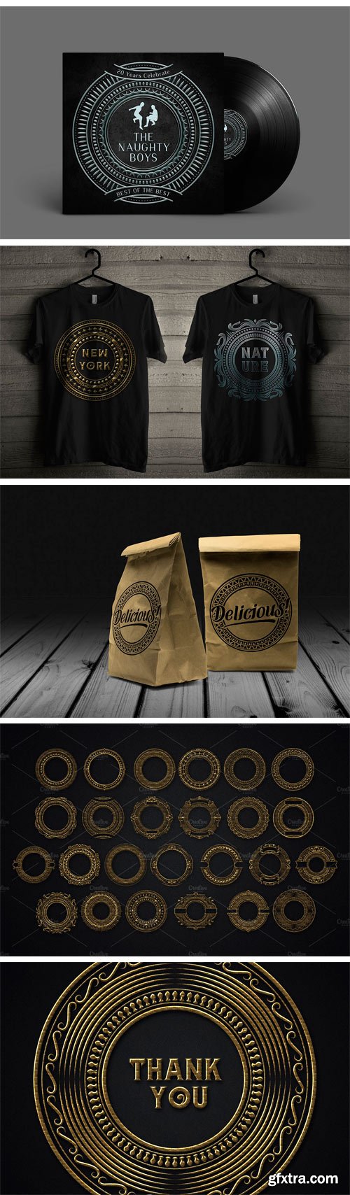 CM - Circular Decorative Frames 1769815