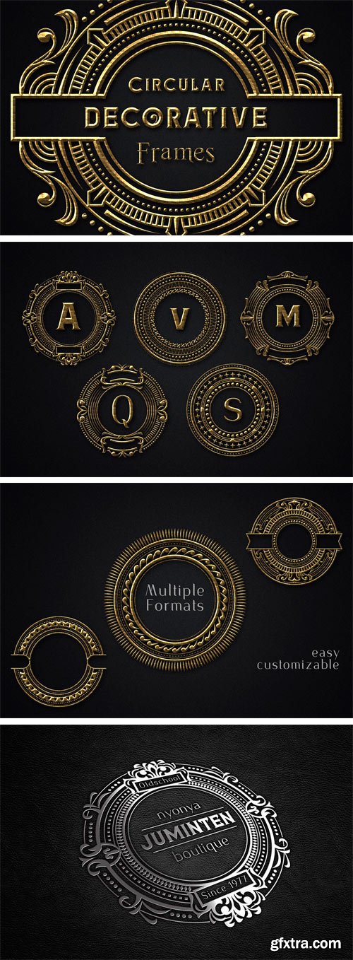 CM - Circular Decorative Frames 1769815