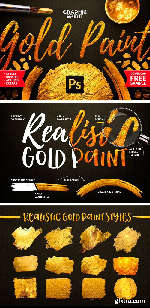 CM TOOLKIT Gold Paint Effect 1676277 » GFxtra