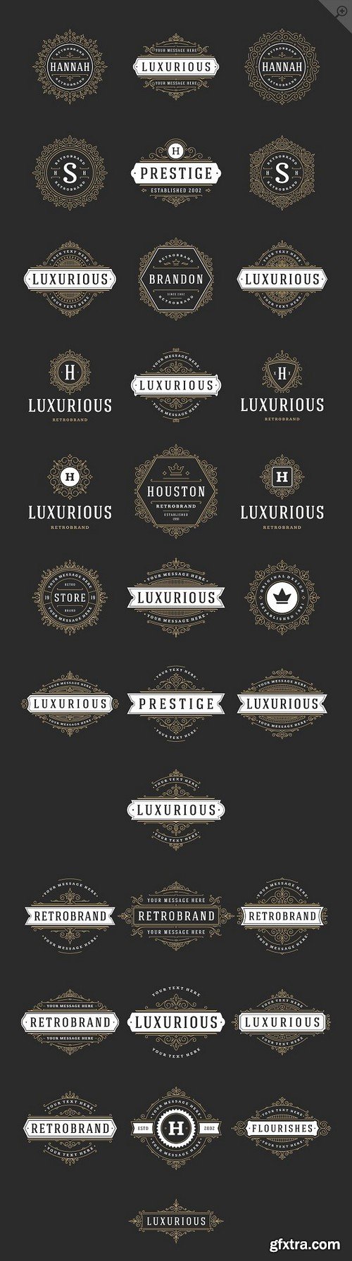 CM - 250 ornaments logos & monograms 1772323