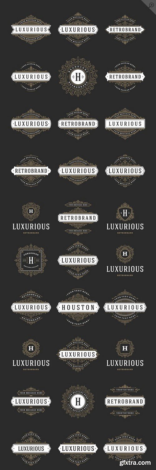 CM - 250 ornaments logos & monograms 1772323