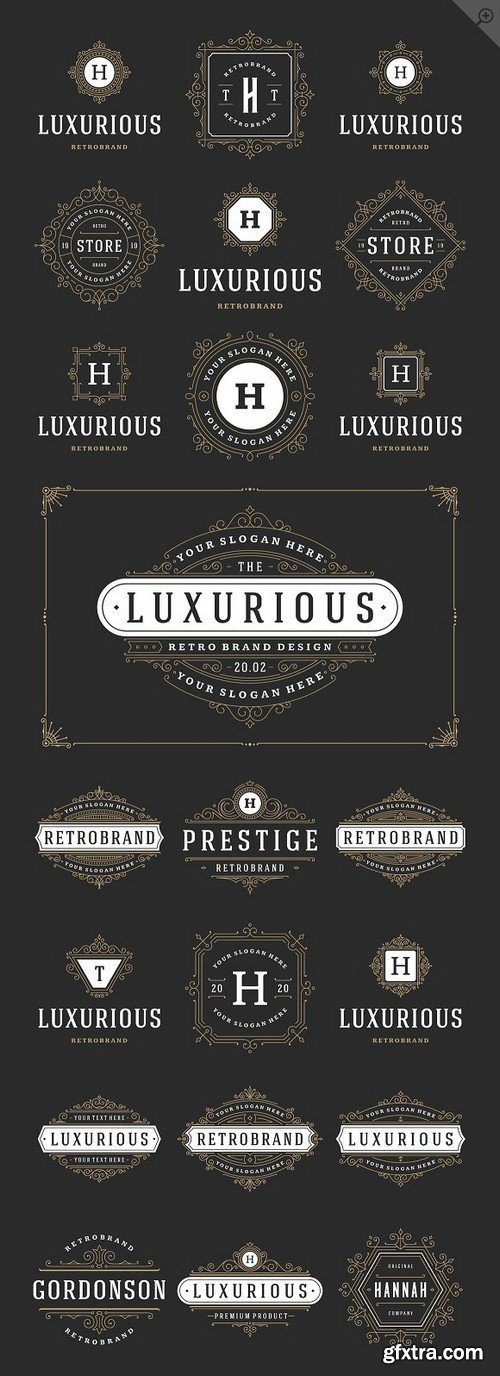 CM - 250 ornaments logos & monograms 1772323