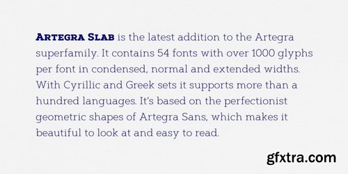 Artegra Slab - Keep Up With Your Ambitions 54xOTF