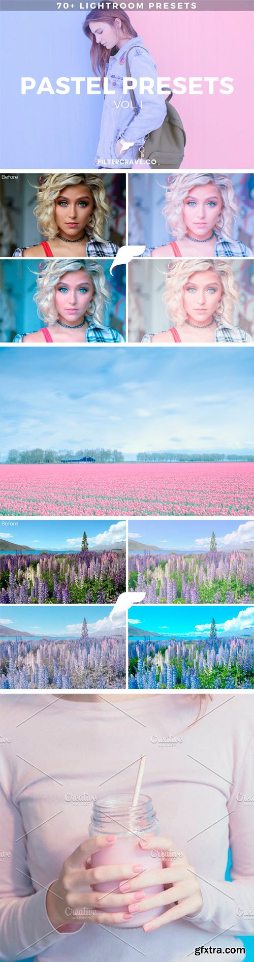 CM - 70+ Pastel Lightroom Presets Vol. I 1803748