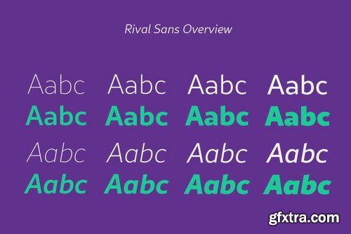 Rival Sans Font Family Rival Sans Font Family