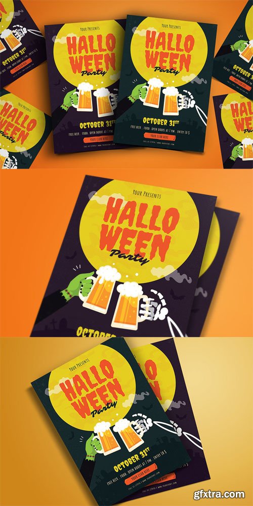 Halloween Party Flyer Halloween Party Flyer
