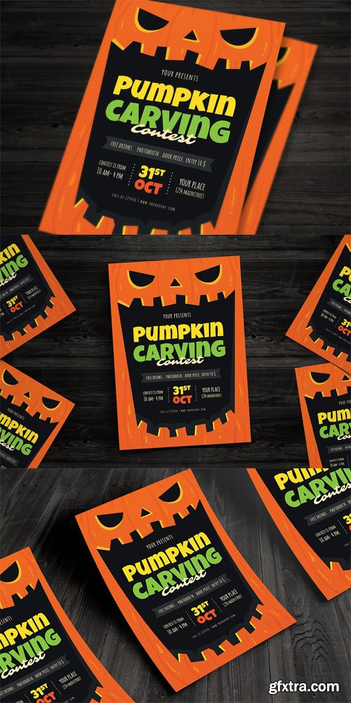 Pumpkin Carving Contest Flyer Pumpkin Carving Contest Flyer