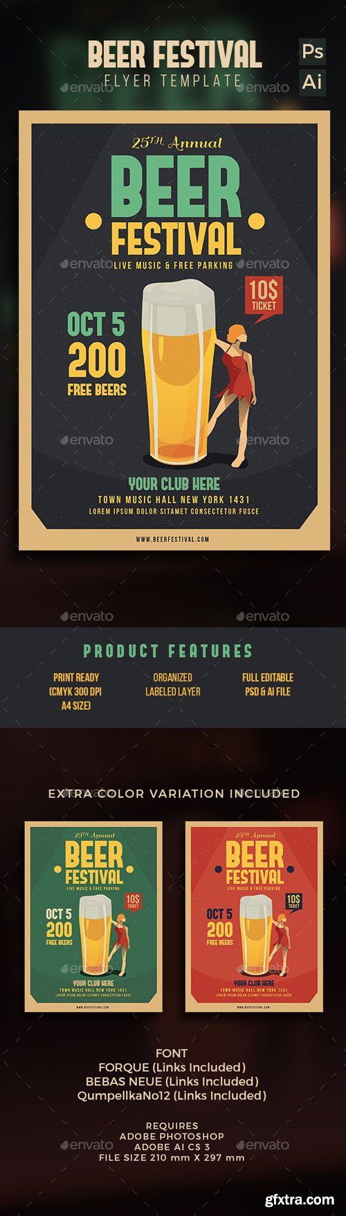 GR - Beer Festival Flyer 12947981 GR - Beer Festival Flyer 12947981