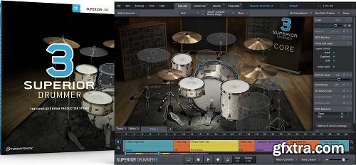 Toontrack Superior Drummer 3 SDX PART 1: Core Basic Sound Library-LiRS