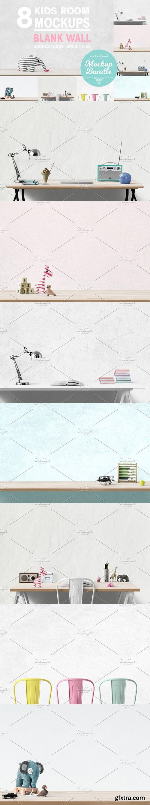 CM - kids room mockups bundle 1794434