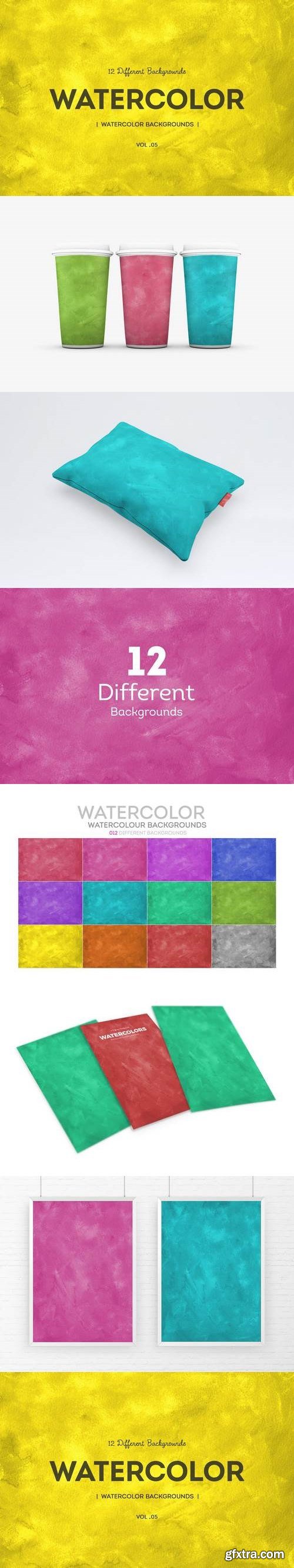 Watercolor Backgrounds v5