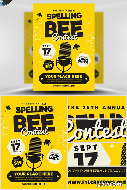 Spelling Bee Flyer Template 2 Spelling Bee Flyer Template 2