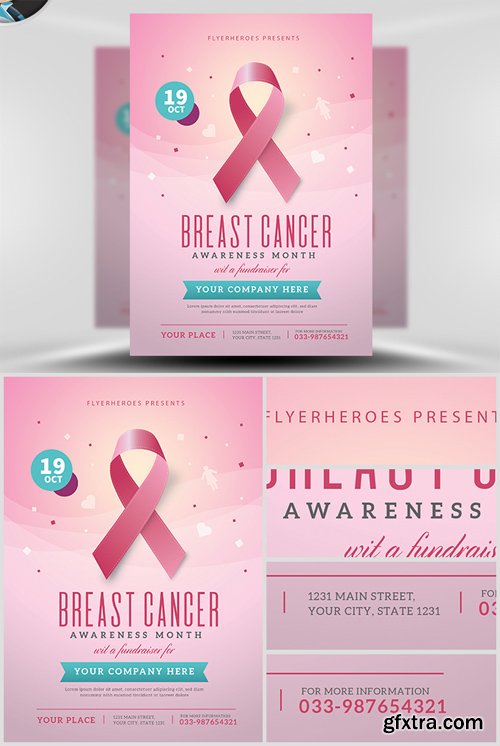 Breast Cancer Awareness Month Flyer Template Breast Cancer Awareness Month Flyer Template