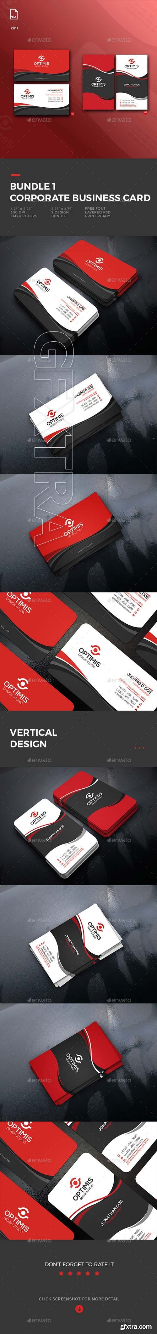 GraphicRiver - Bundle 1 Corporate Business Card 20602769