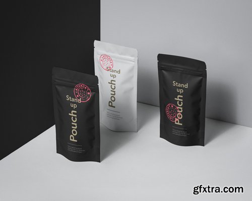 Psd Stand Up Pouch Mockup Vol 2