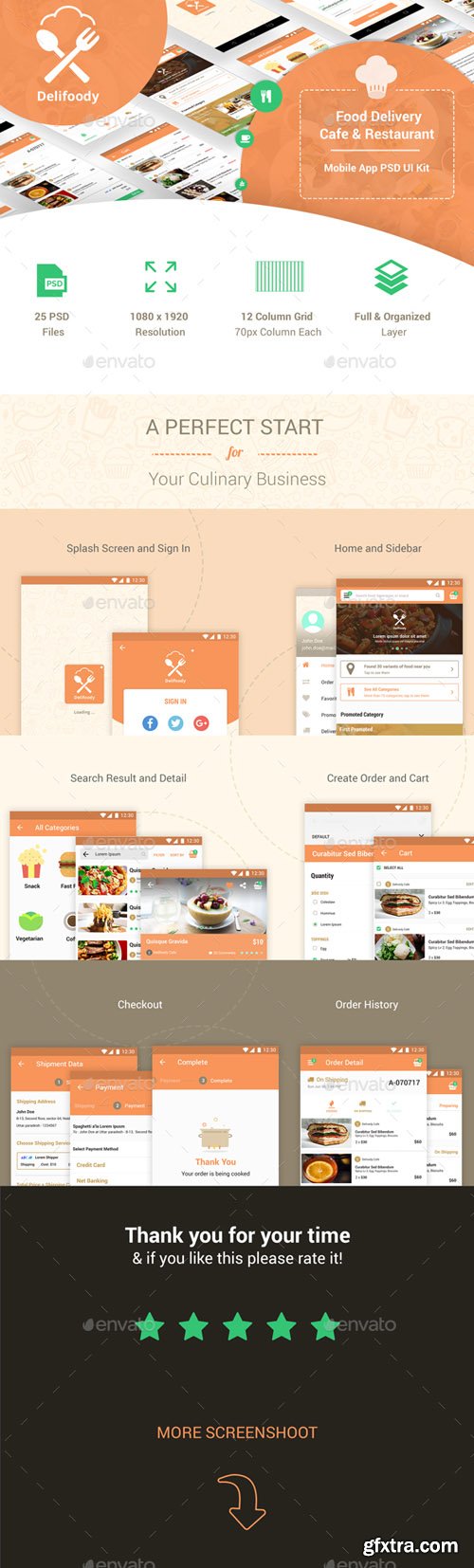GR - Delifoody | Food Delivery & Restaurant Mobile UI Kit 20652806 GR - Delifoody | Food Delivery & Restaurant Mobile UI Kit 20652806