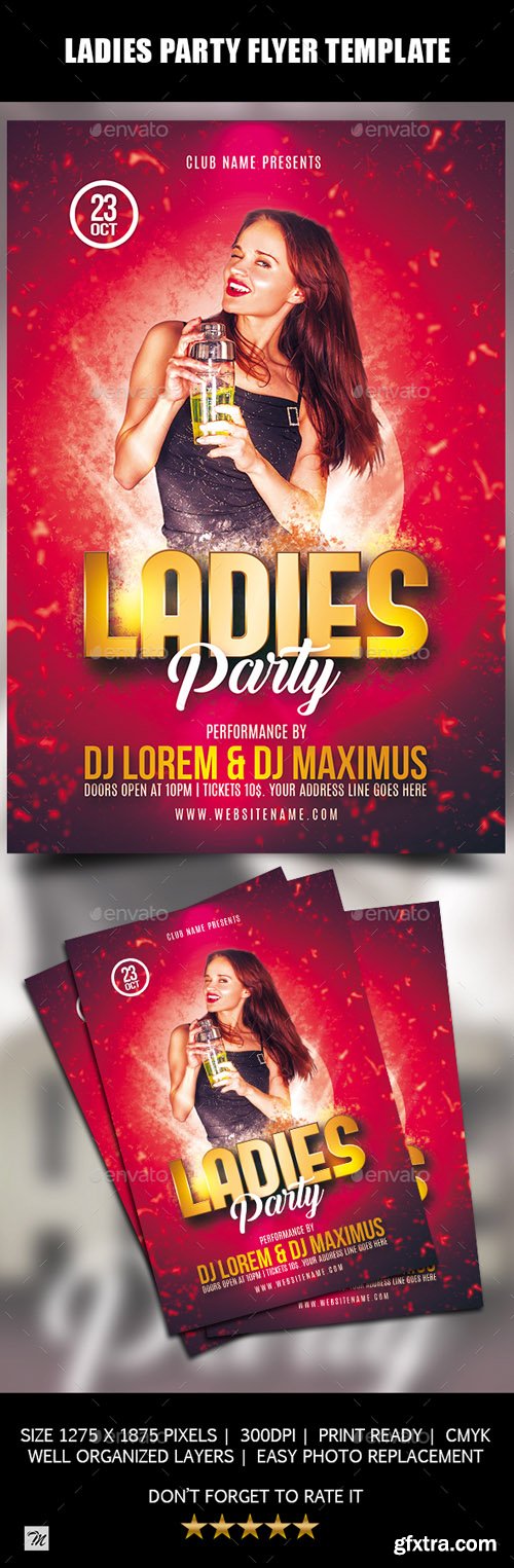 GR - Ladies Party Flyer Template 20664844 GR - Ladies Party Flyer Template 20664844