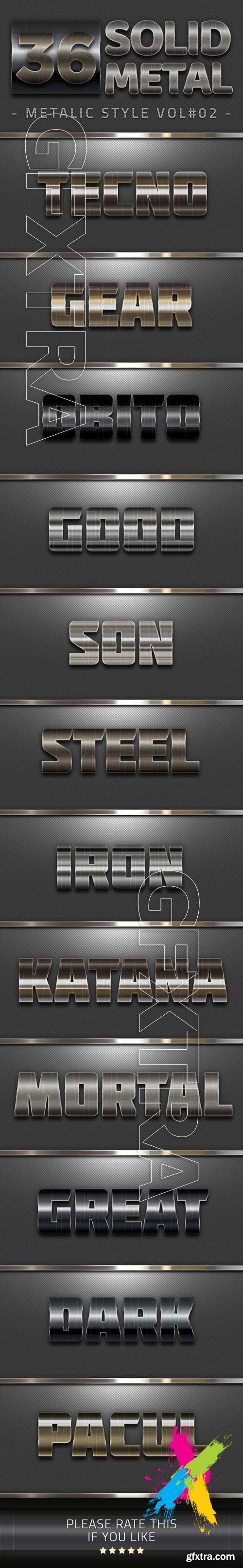 GraphicRiver - 36 Solid Metal Text Effect V02 20609998