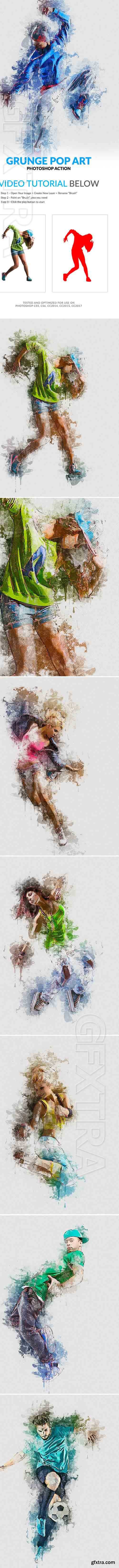 GraphicRiver - Grunge Pop Art Photoshop Action 20621102