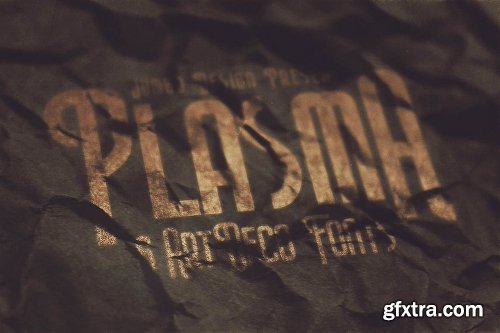 CreativeMarket Plasma - ArtDeco Style Font 1089538