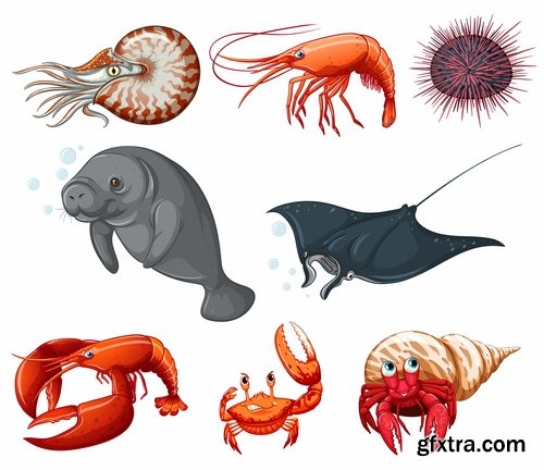 animals picture vector cartoon 25 EPS