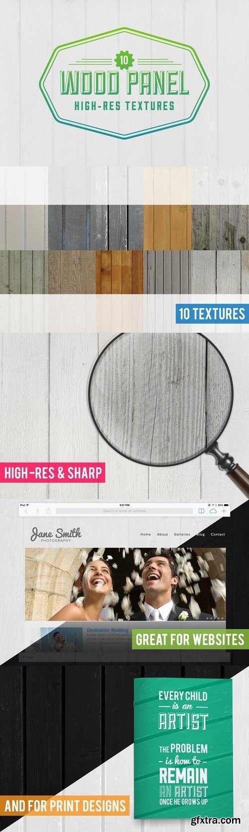 CM - 10 Wood Panel Texture Pack 14569