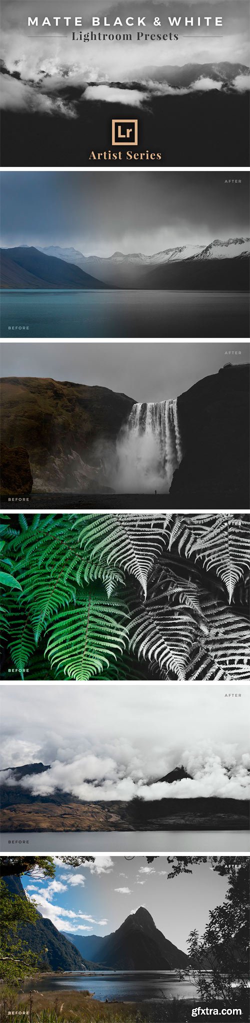 CM - Matte Black & White Lightroom Presets 1851194