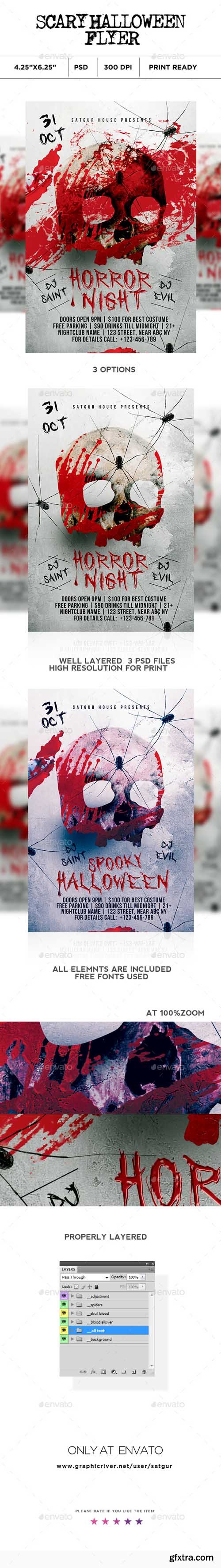 GR - Scary Halloween Flyer V2 20693087